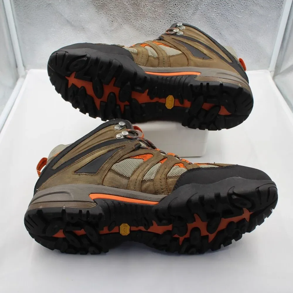 Merrell Deverta Mid Men 15 Brown Hiking Boots Waterproof Trail Athletic Shoes